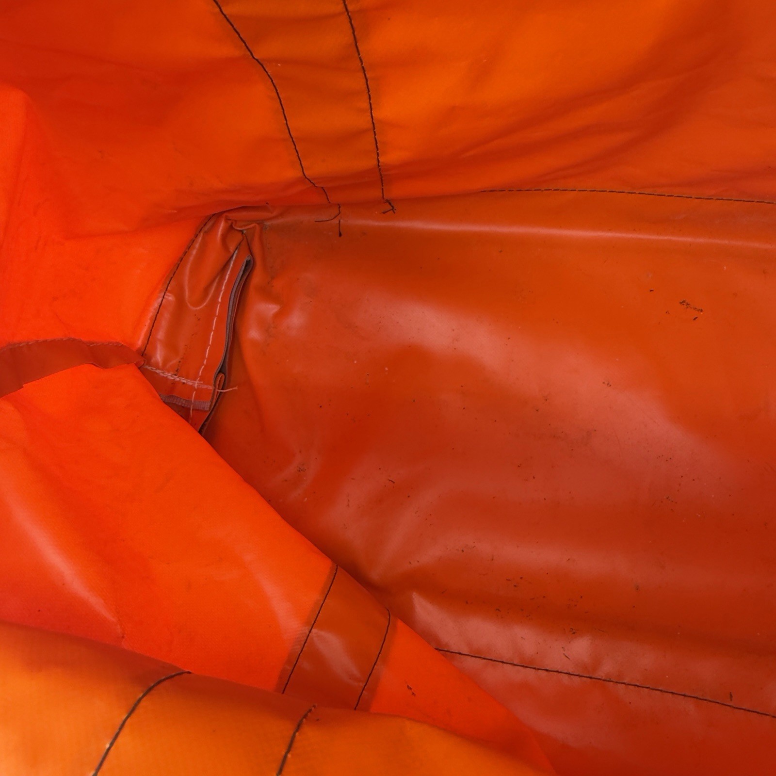 KlKlein 5180 Extra Large Orange Vinyl Equipment Tool Bag USA Made