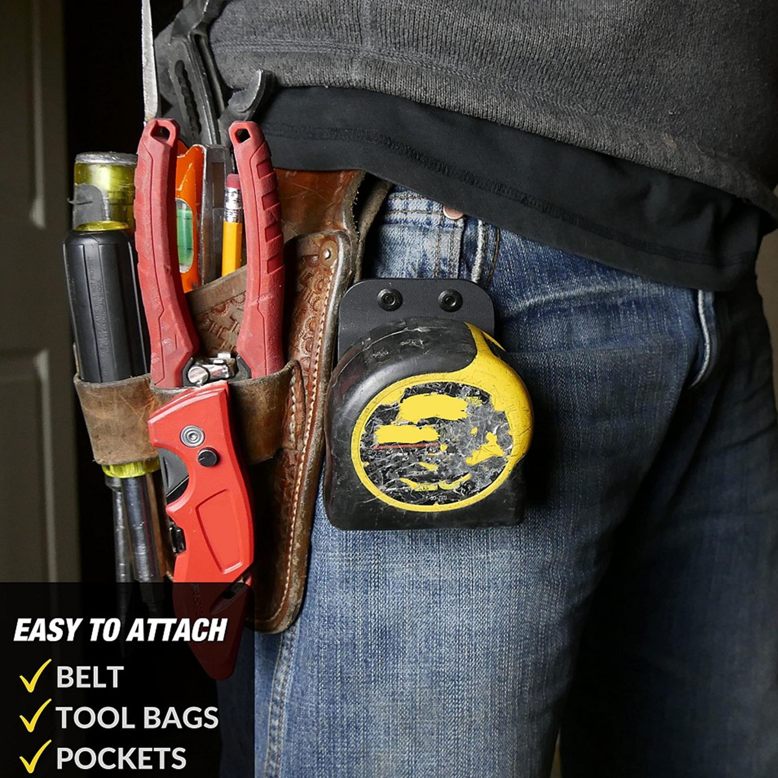 Portable Stainless Steel Drill Belt Holder For Electric Drill Excellent