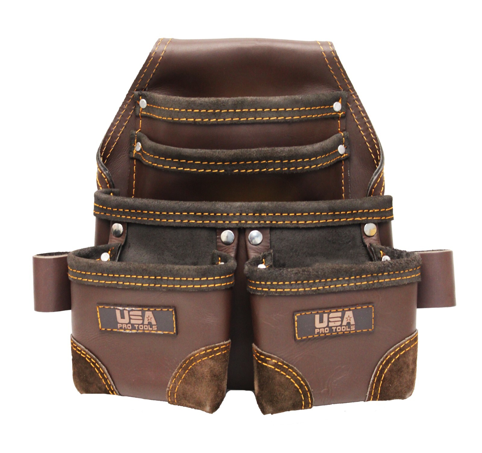 USA Pro Tools Tool Belt | Leather Tool Rig for Carpenters, Framers, Electricians
