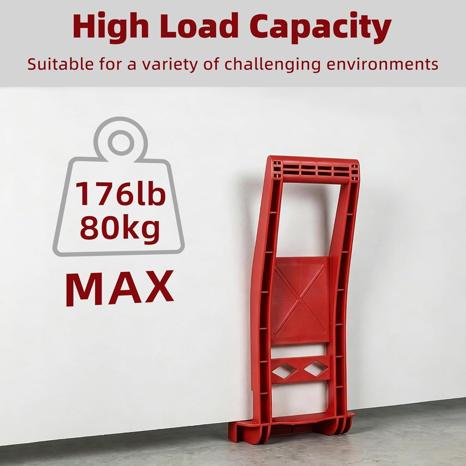 2 Pack Drywall Carrier Tool, 176Lbs Load Bearing Heavy Duty Panel Carrier, ABS P