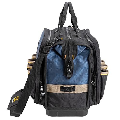 CLC Work Gear PB1543 17″ Molded Base Multi-Compartment Technician’s Tool Bag