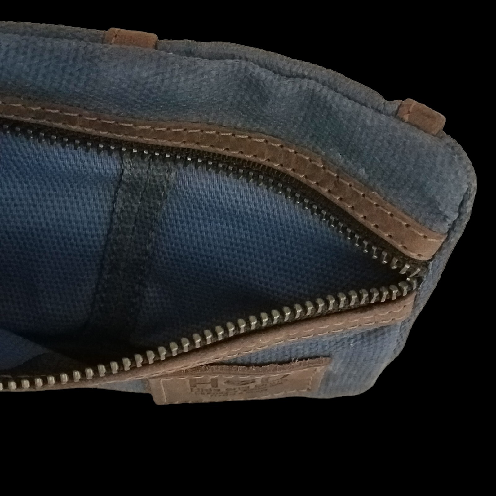 Hide & Drink Multi-Tool Pocket Pouch with Zipper Compartment Waxed Canvas Blue