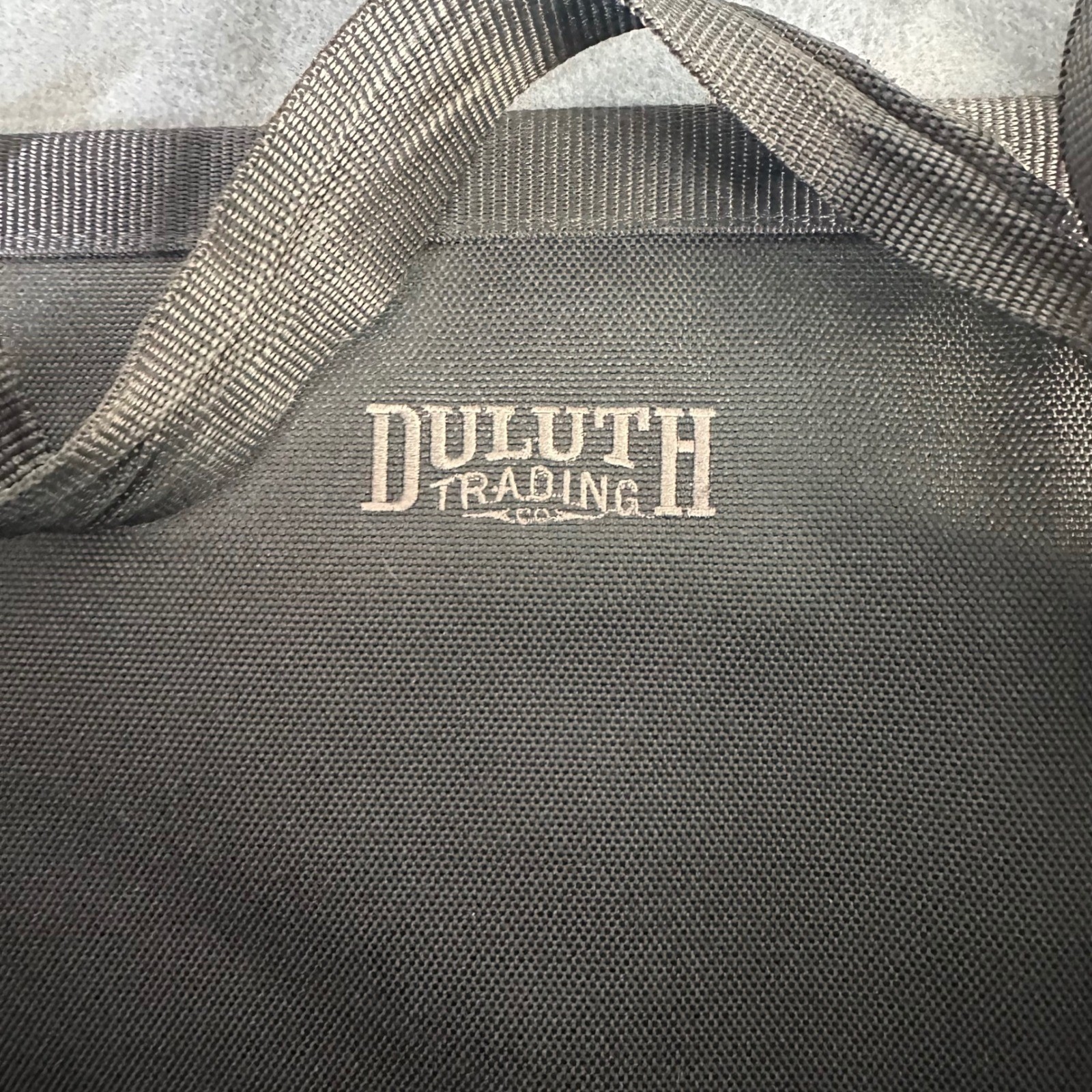 Duluth Trading Co Black Ballistic Nylon Tool Bag Organizer Utility Pouch Multi