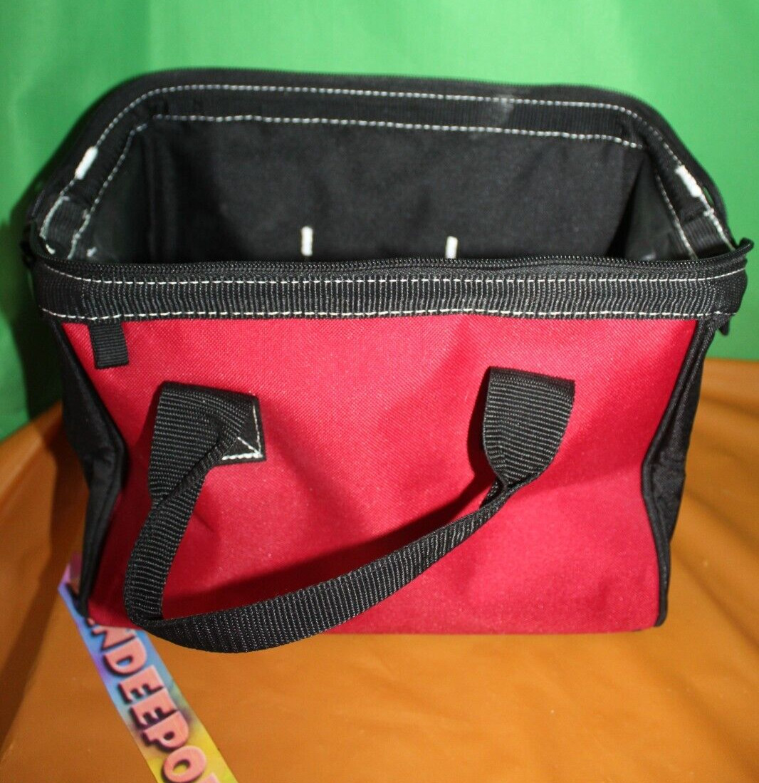 Husky Red And Black Tool Pouch Carry Bag Holder
