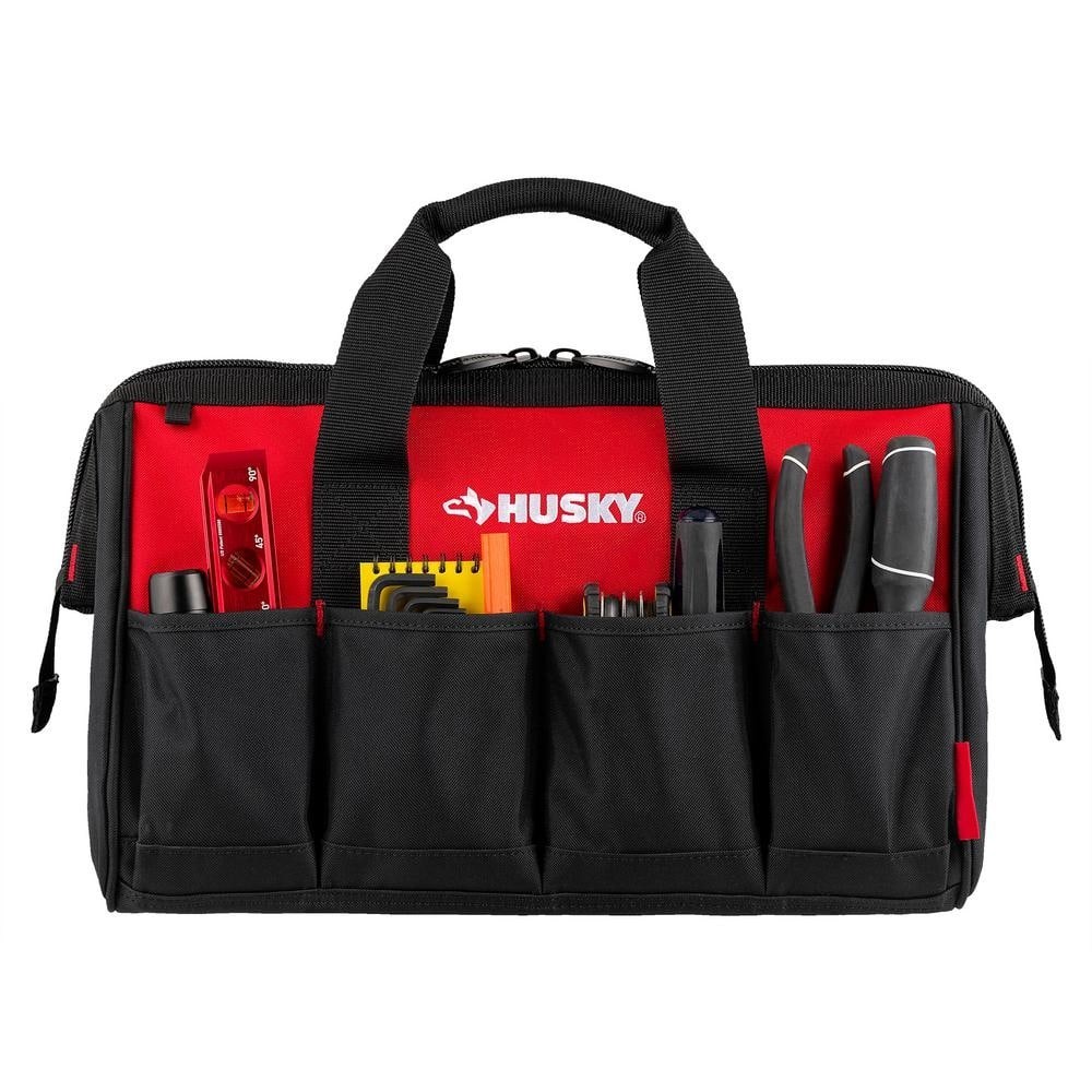 18 in. 14 Pocket Zippered Tool Bag