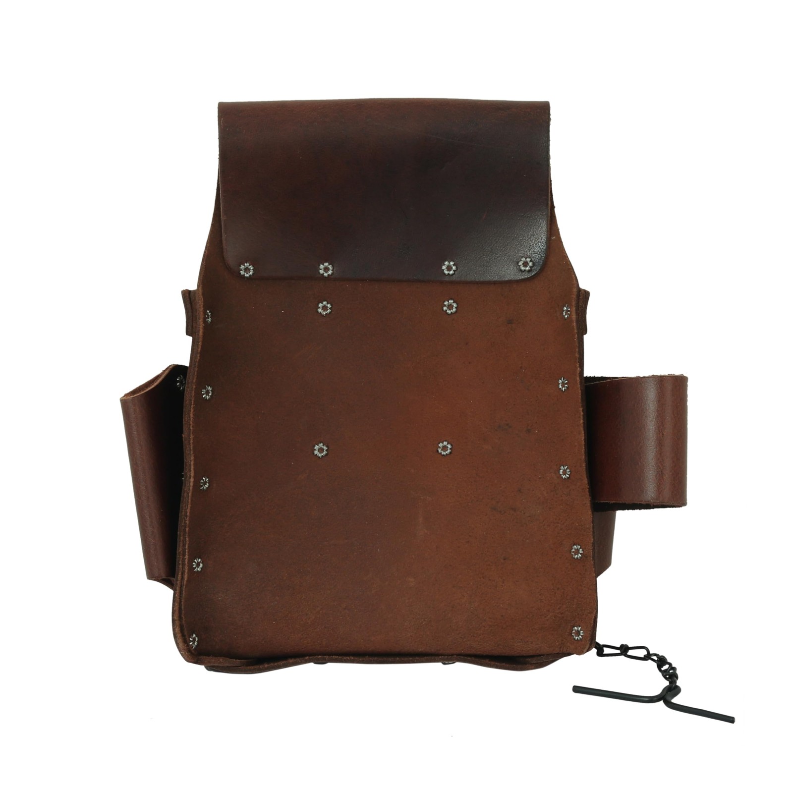 PU Leather Electrician’s Pouch with Contrast Stitching with Electrician Tape …