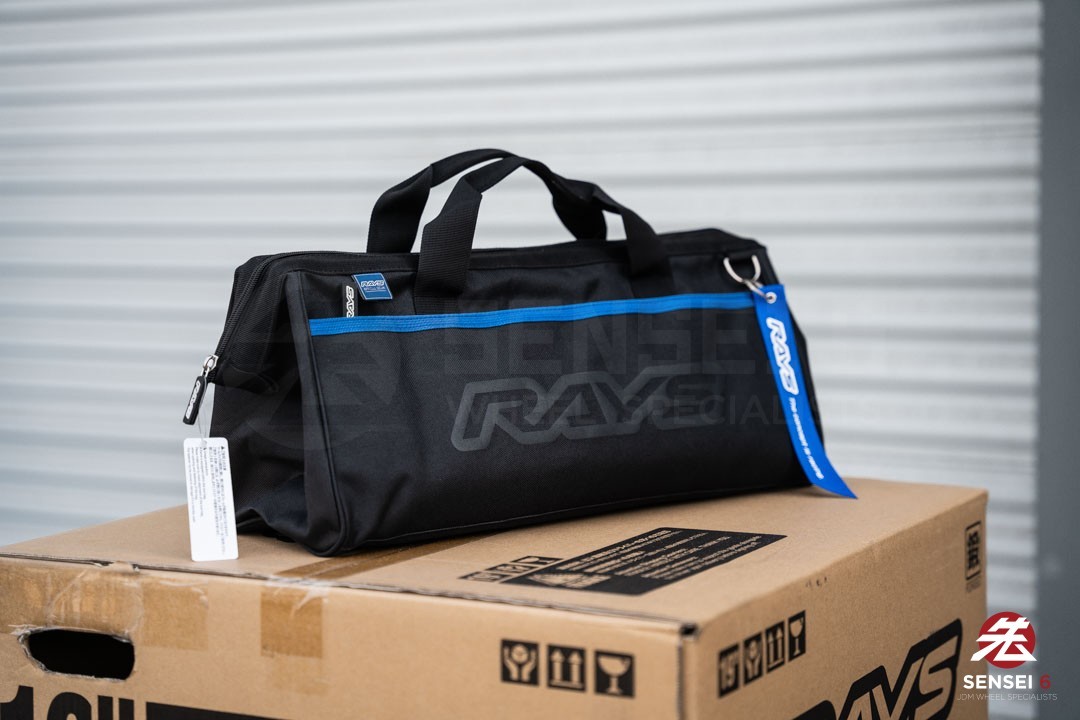 Rays Official Wheels Tool Bag – Black Genuine, Volk Racing WRAYSTOOLBAGBK2023