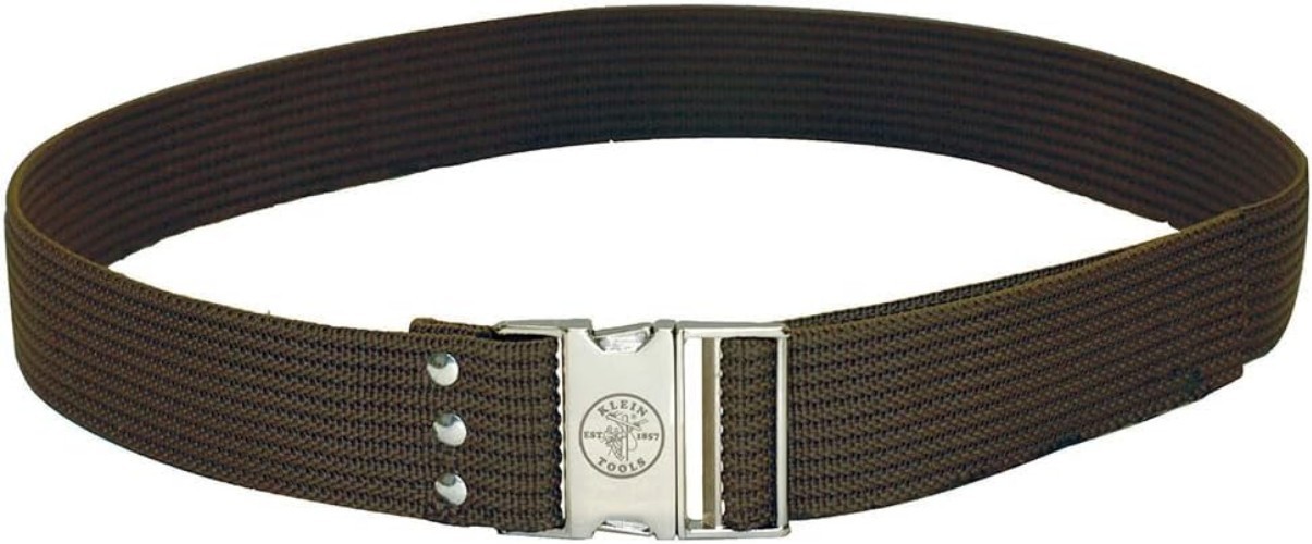 Rugged Klein Tools 2-Inch Electrician Tool Belt – Adjustable for 48-Inch Waists