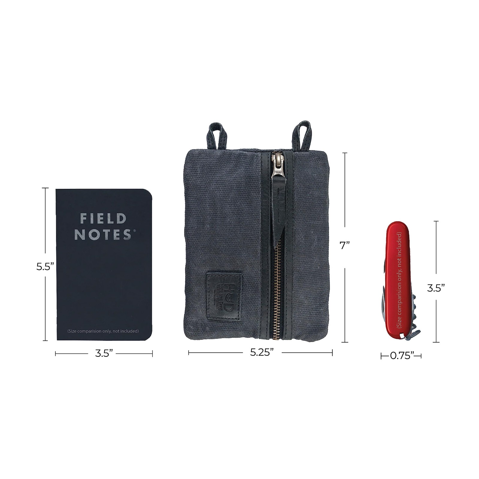 Hide & Drink, Multi-Tool Pocket Pouch XL, Compact Multipurpose EDC Zippered B…