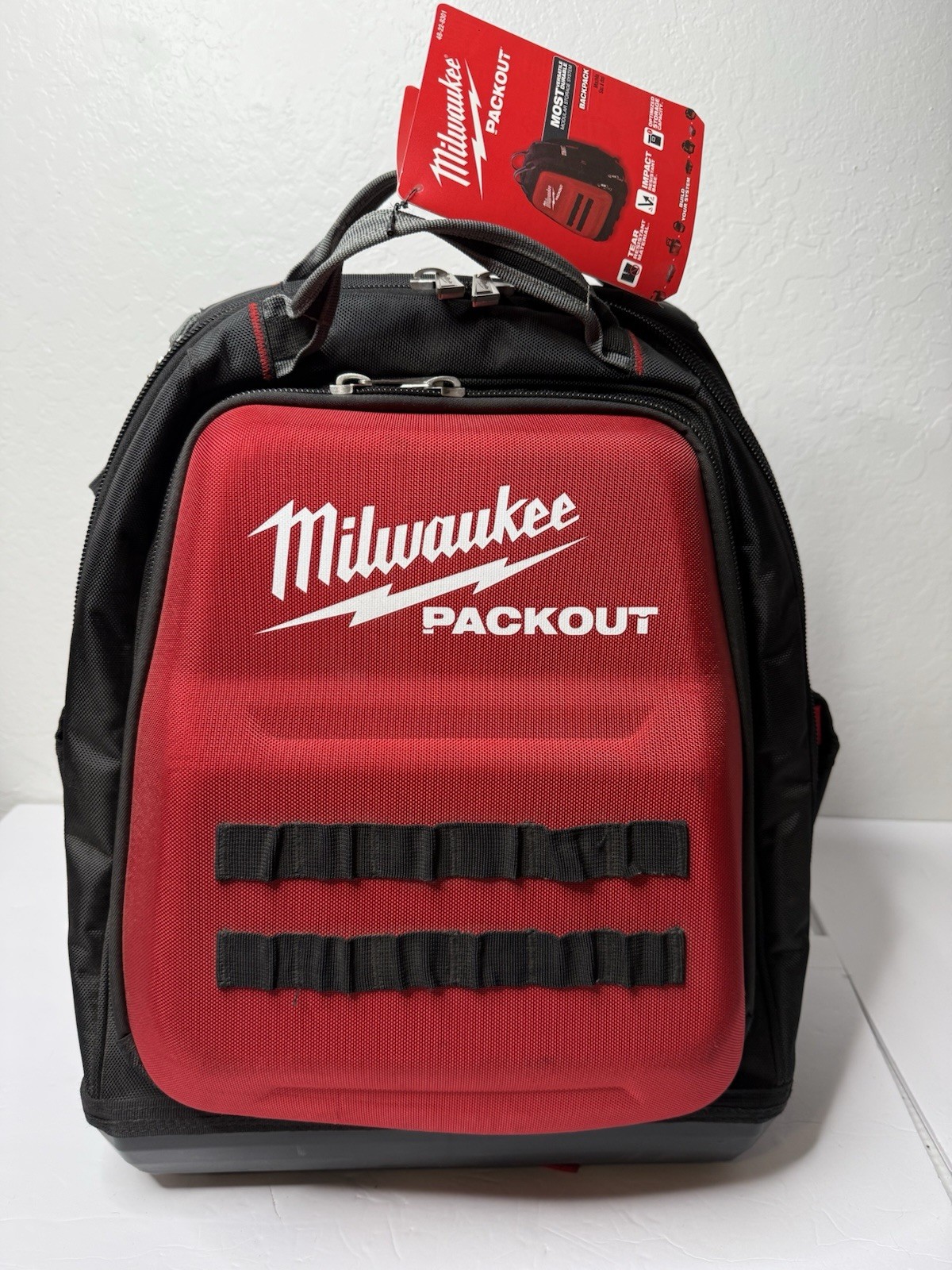 Milwaukee 48-22-8301 PACKOUT Backpack Red Black Work Tools Durable New