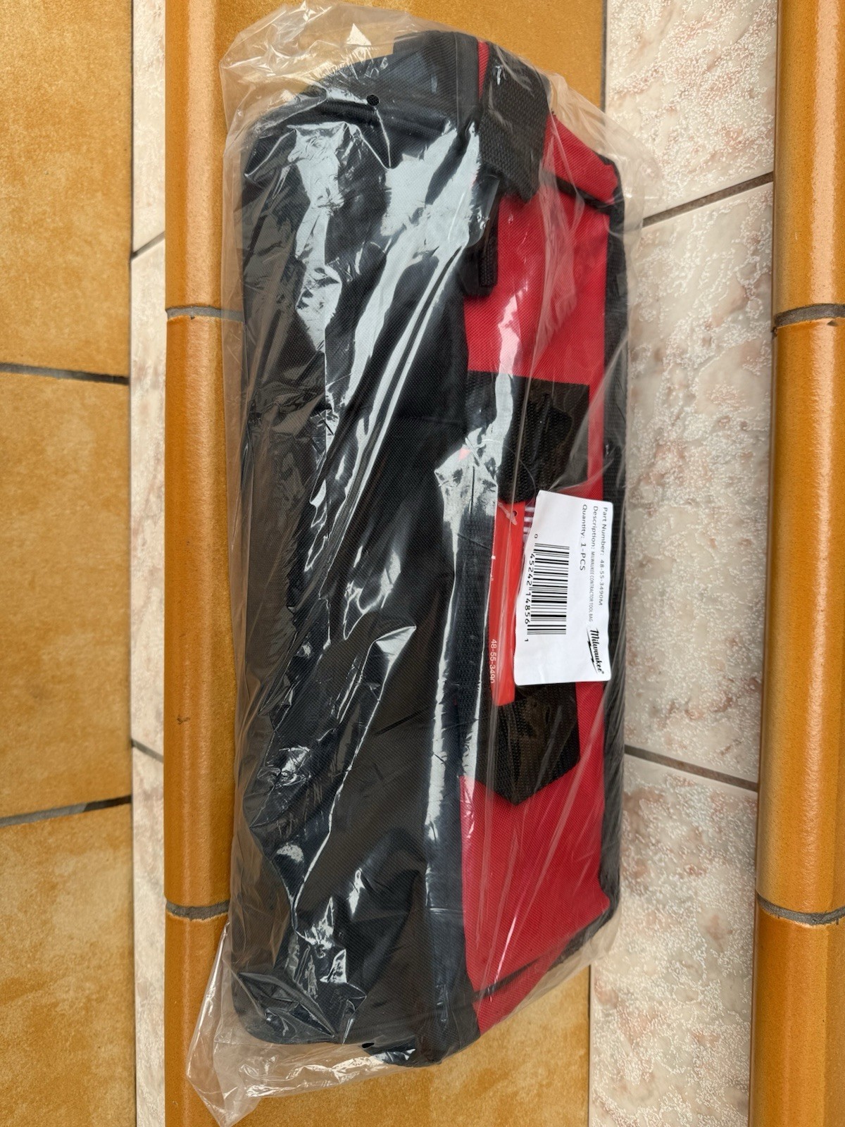 Milwaukee Heavy Duty Contractor Bag Fisk Safety First 48-55-3490. *17”Lx9”Wx10”H
