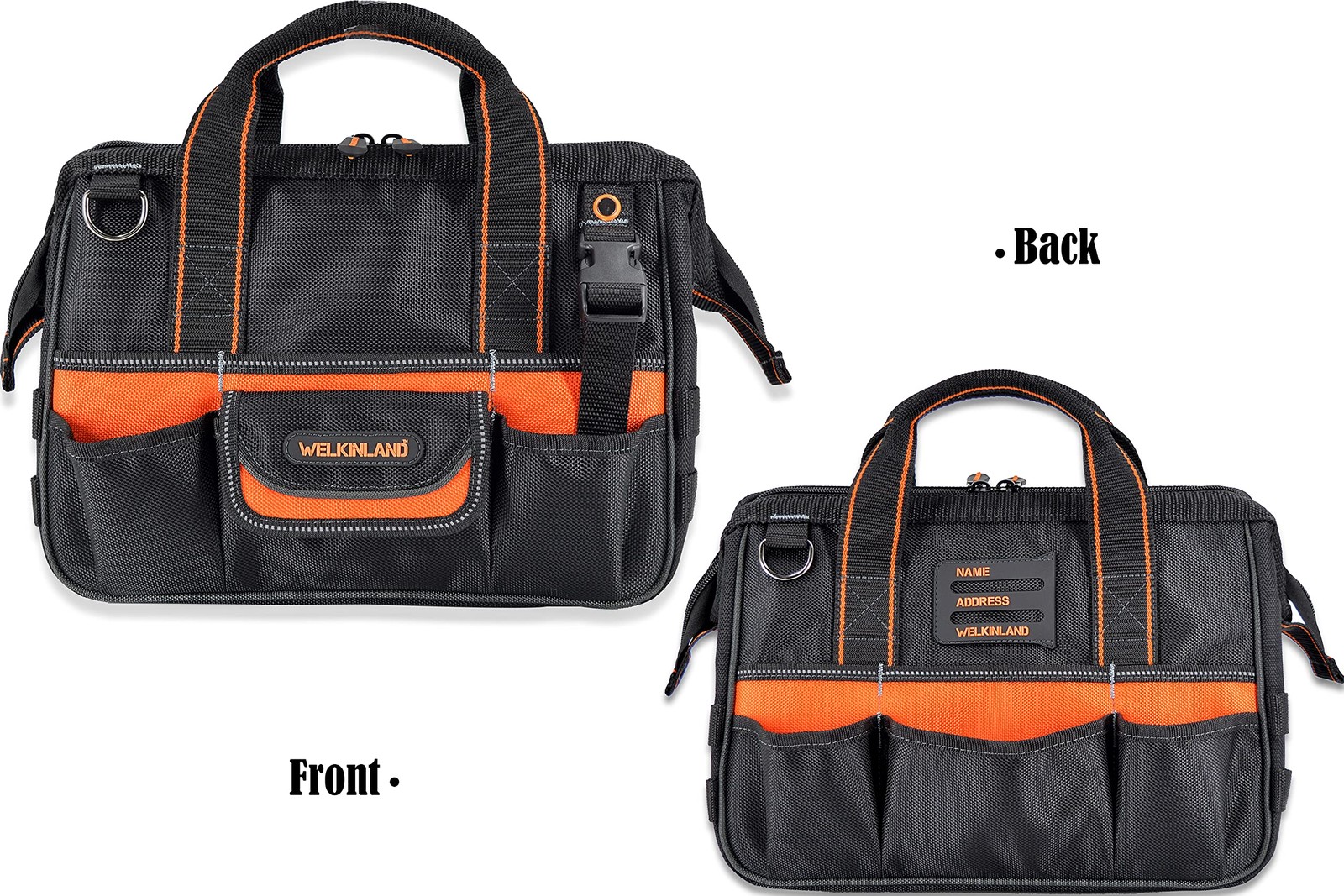 WELKINLAND 13-Inch Small tool bag, Electrician tool bag, Electrical tools bag, H
