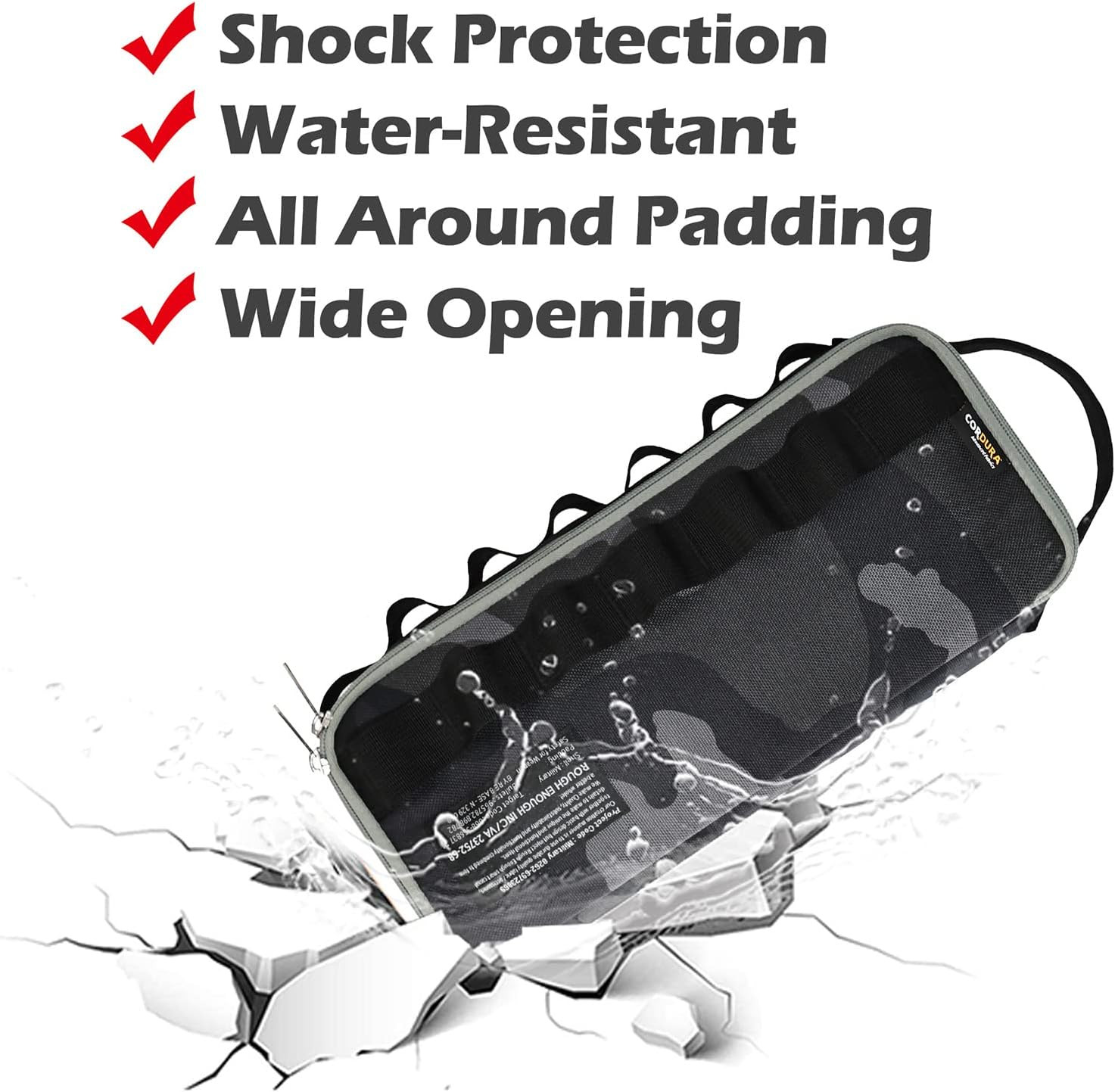 Rough Enough Portable Tool Bag – Compact EDC Pouch Organizer with Handle