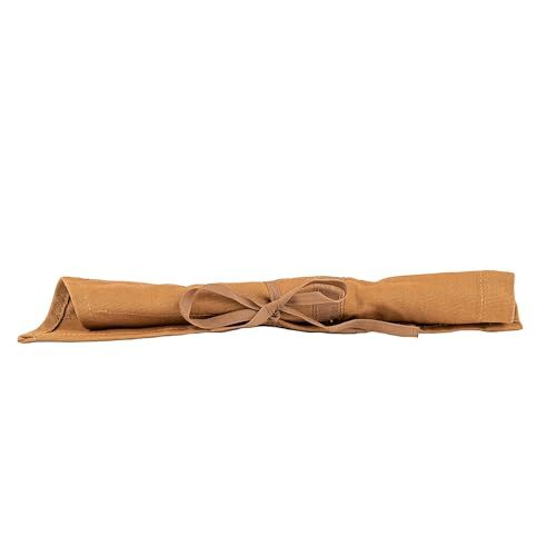BucketBoss 70003 Tool and Wrench Set Roll with 11 Pockets in Brown