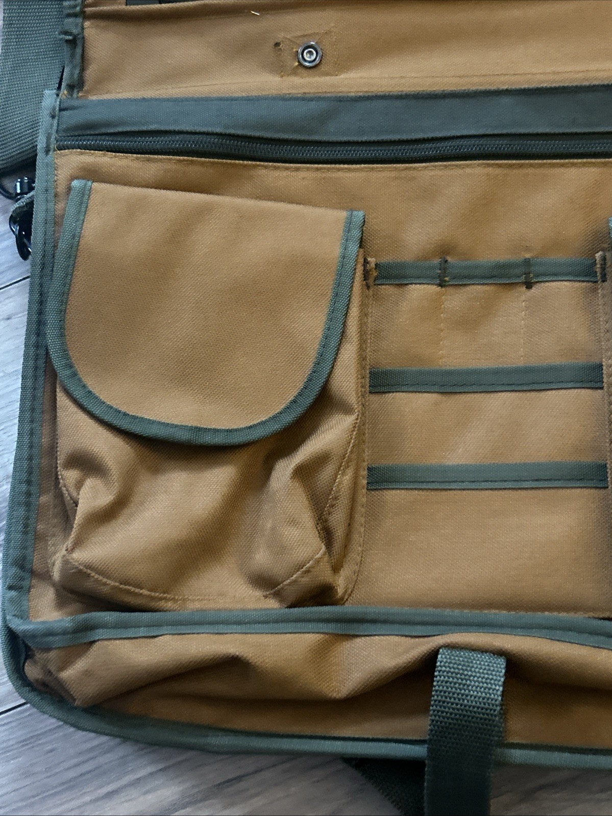 Bucket Boss Canvas Tool Messenger Style Shoulder Bag Work 17x13in