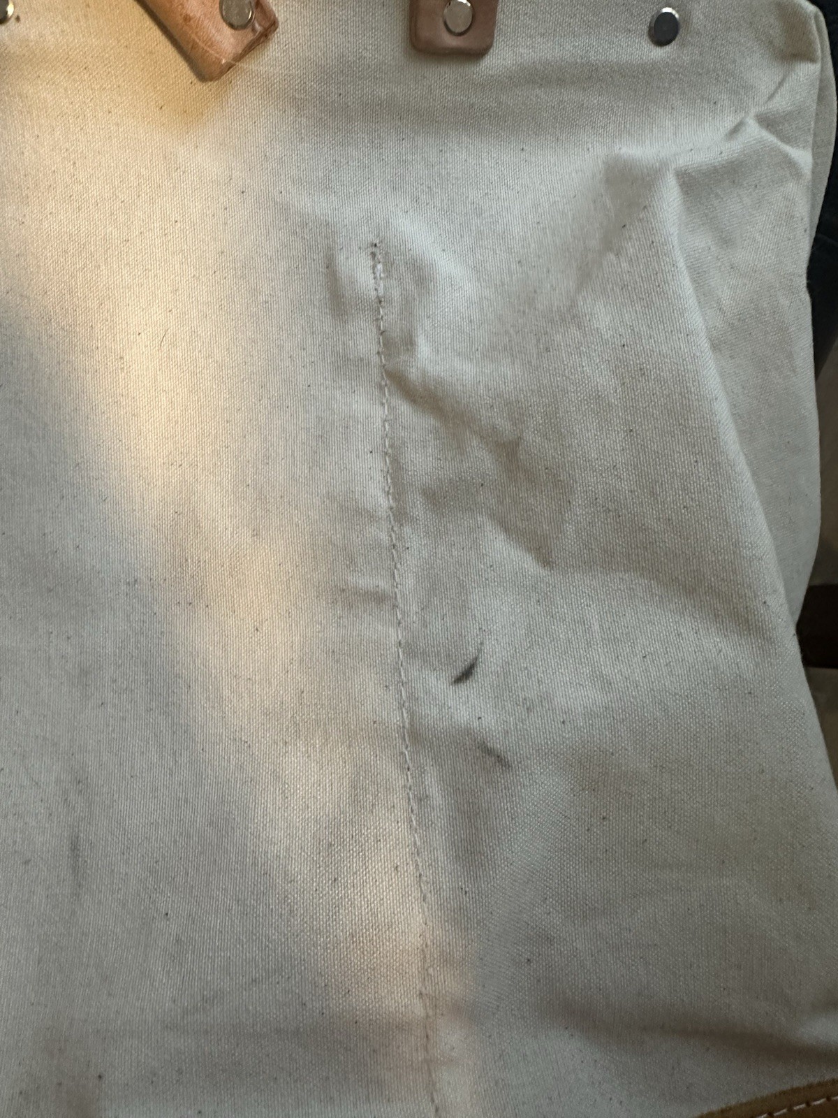 Kraft Tool Co 20 In. Deluxe Leather Bottom Canvas Bag Read