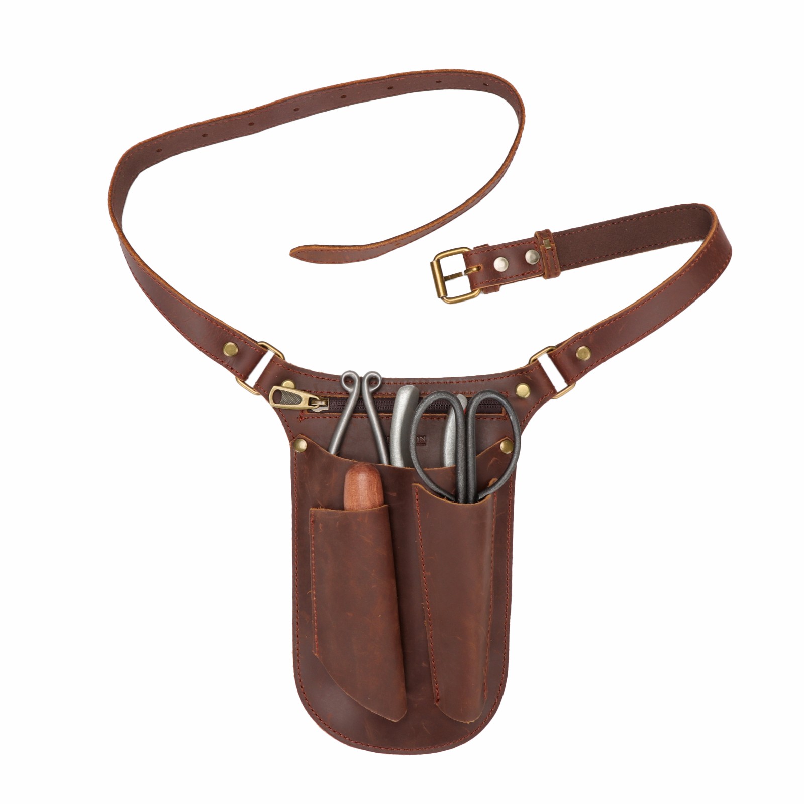 Tourbon Scissor Belt Shoulder Bag Electrician Holster Garden Florist Tool Pouch