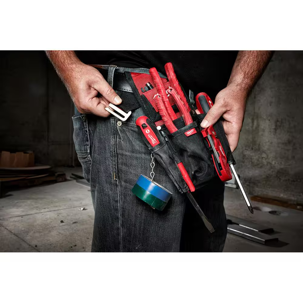 10 In. Jobsite Backpack with 7-Pocket Compact Utility Pouch