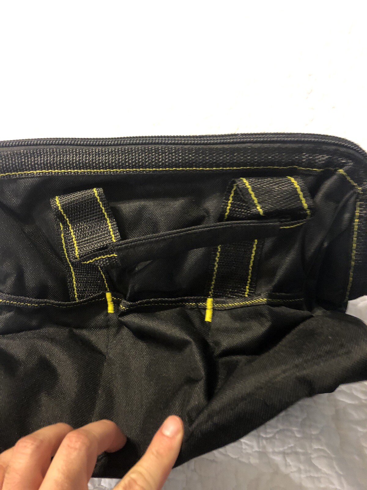 New Black Voyager 12″ Tote Tool Bag 24lbs Capacity 18 Pockets Carrying Bag