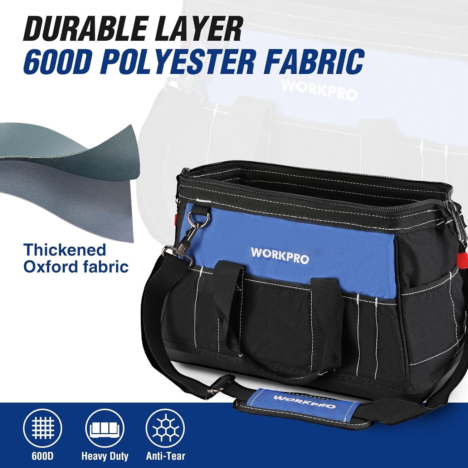 Wide Mouth Durable 600D Polyester Waterproof Base Organizer