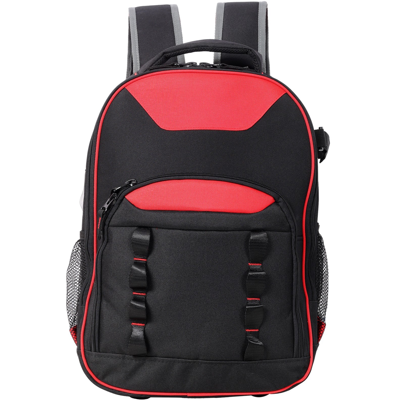 Oxford Cloth Multifunctional Tool Backpack, Heavy-Duty Tool Bag Multiple Pockets
