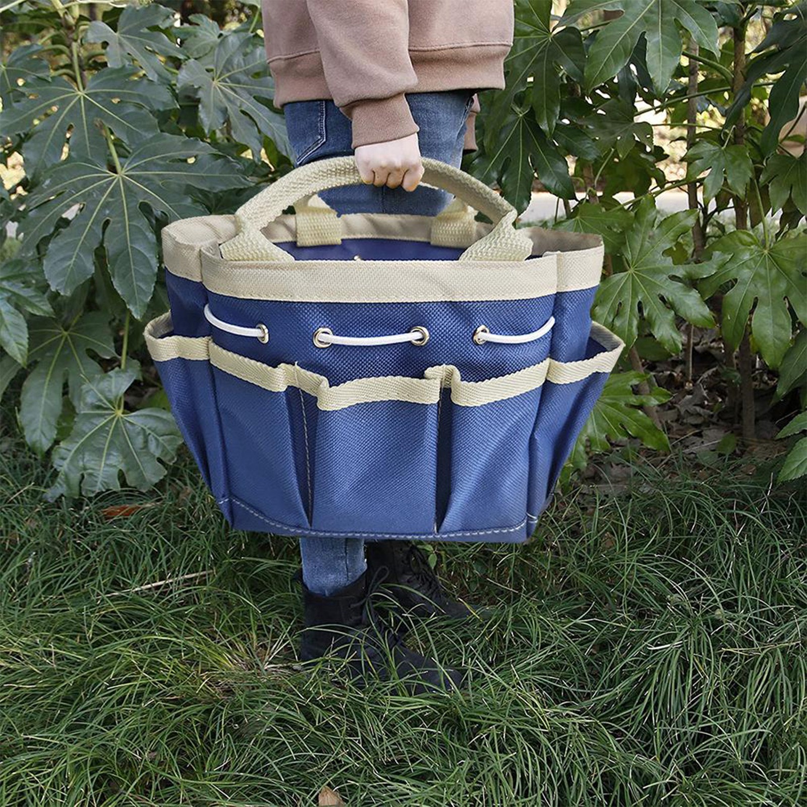 Garden Tool Bag Garden Tool Storage Bag Large Capacity Oxford Cloth For Travel