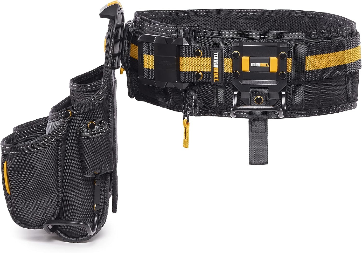 ToughBuilt ClipTech Series – 3-Piece Pro Framer Tool Belt Set 2 Pouches