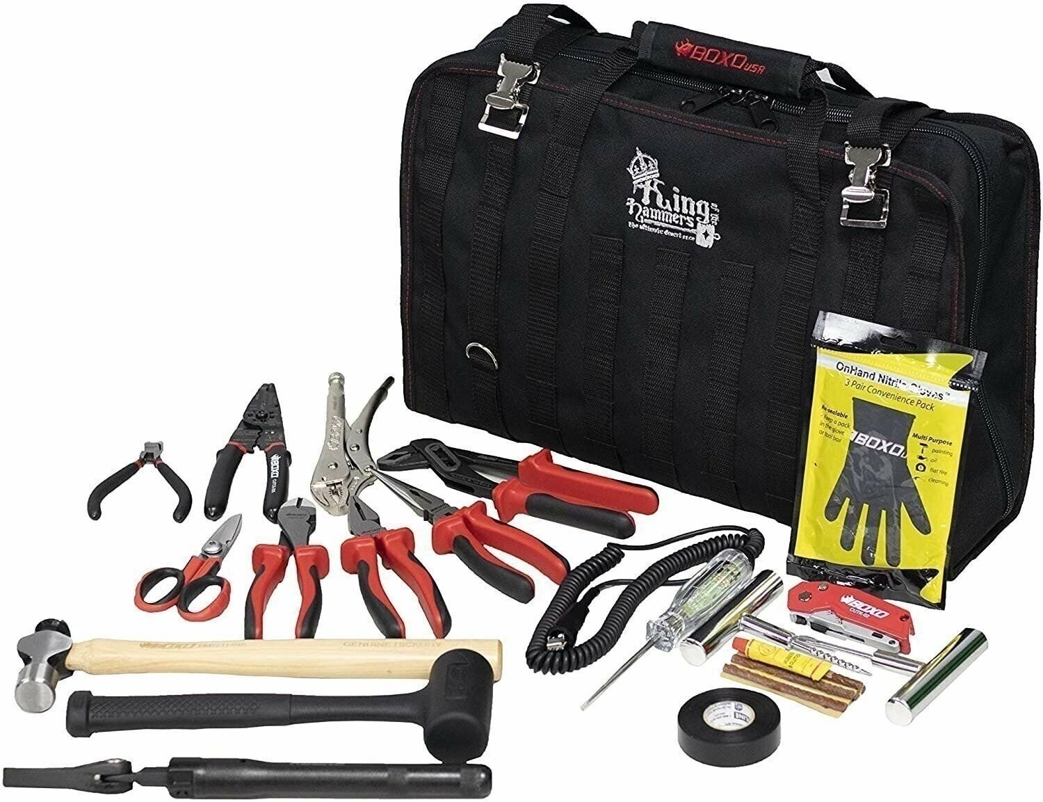 BOXO USA Heavy Duty Off-Road KOH Tool Bag & 80 Piece Tool Set PA917