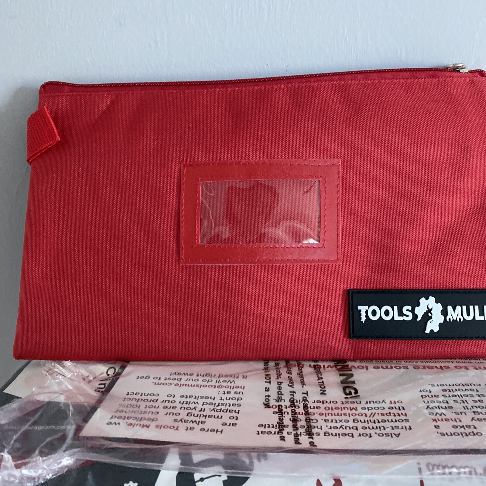 Tool Pouch – W -Zipper Pack of 4 Heavy Duty Multi Purpose Small Tools Etc