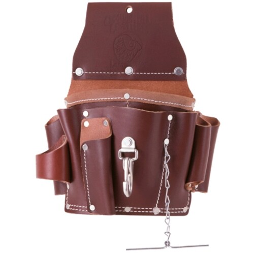 Occidental Leather 5500 15-Pocket Leather Electrician’s Tool Pouch, 6.5″ x 6″