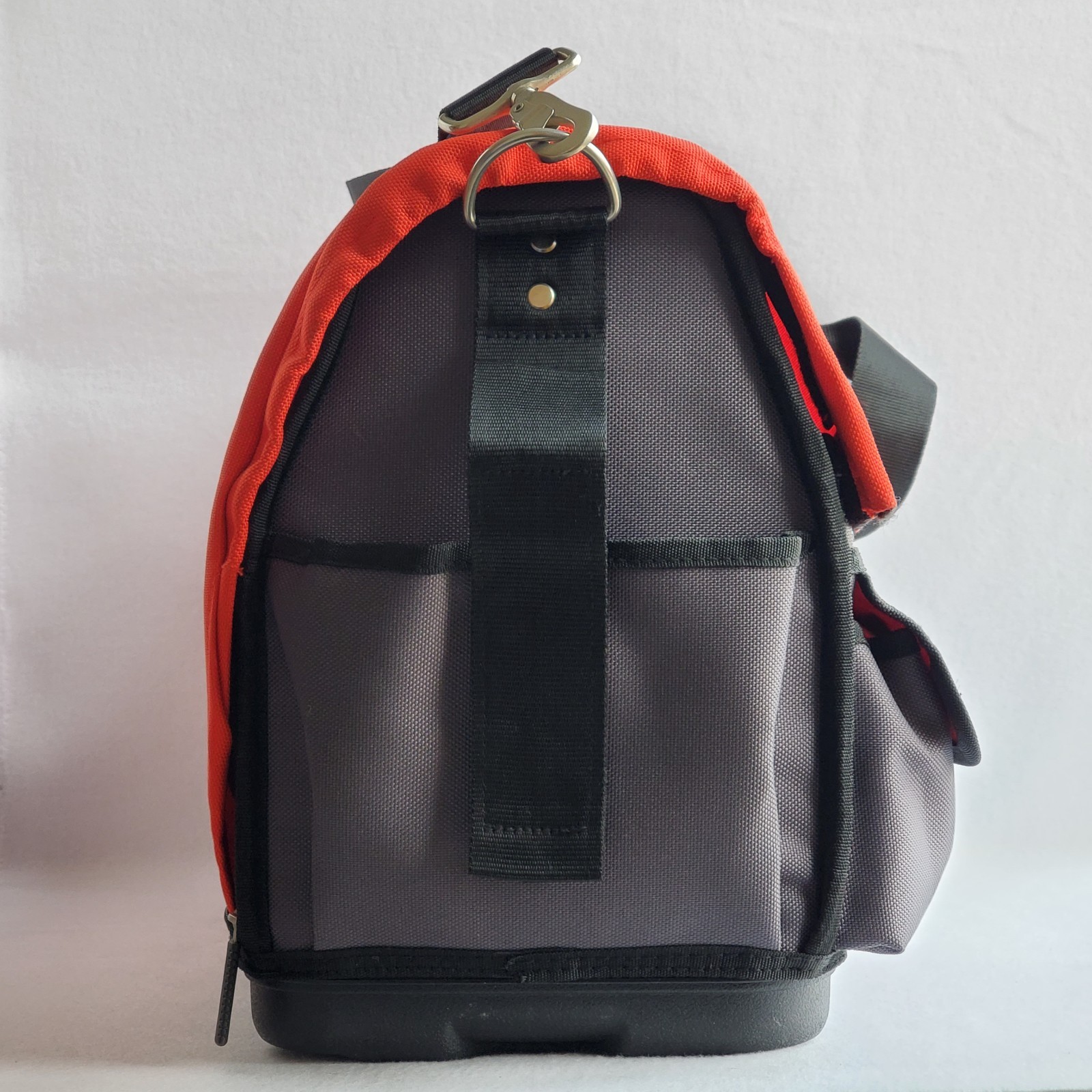 Proto J120TB Open Tote 10 Pocket Tool Bag Large 20″ x 11″ x 15″ Red & Gray LOOK