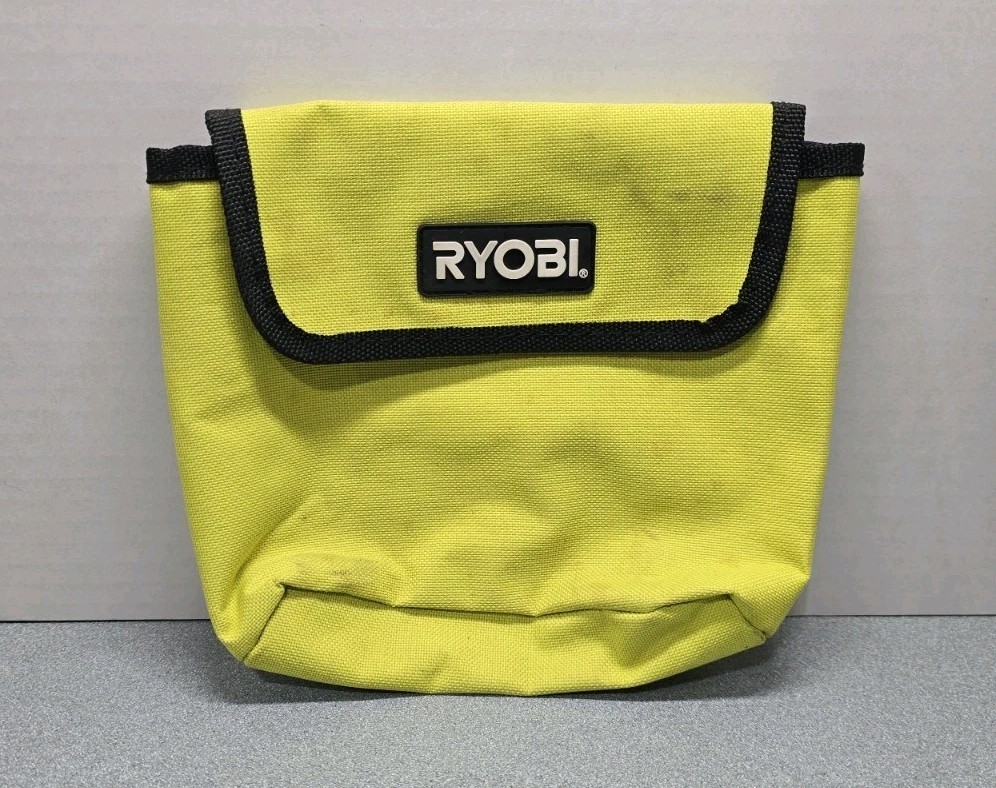 RYOBI 8x6x2 In. Utility Pouch for Tools, Multi-Purpose Bag ** GOOD CONDITION**