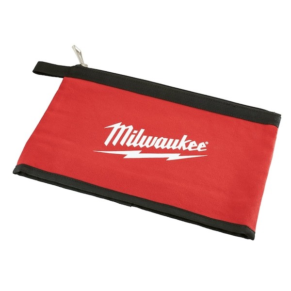 Milwaukee Tool 48-22-8180 Tool Pouch, Black, Red, Canvas, 1 Pockets