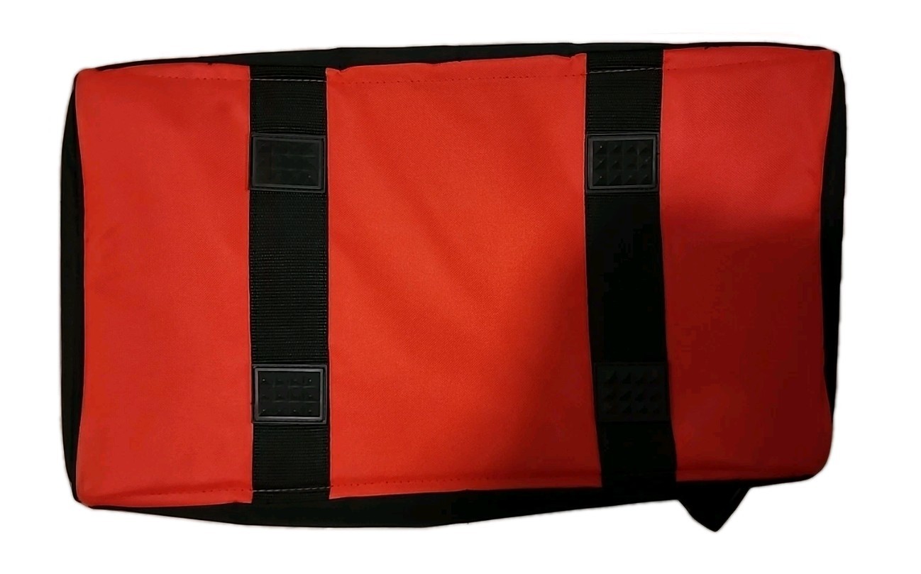 Westward 5MZJ9 Tool Bag, Black, Polyester, 22+ Pockets Milwaukee Gloves Included