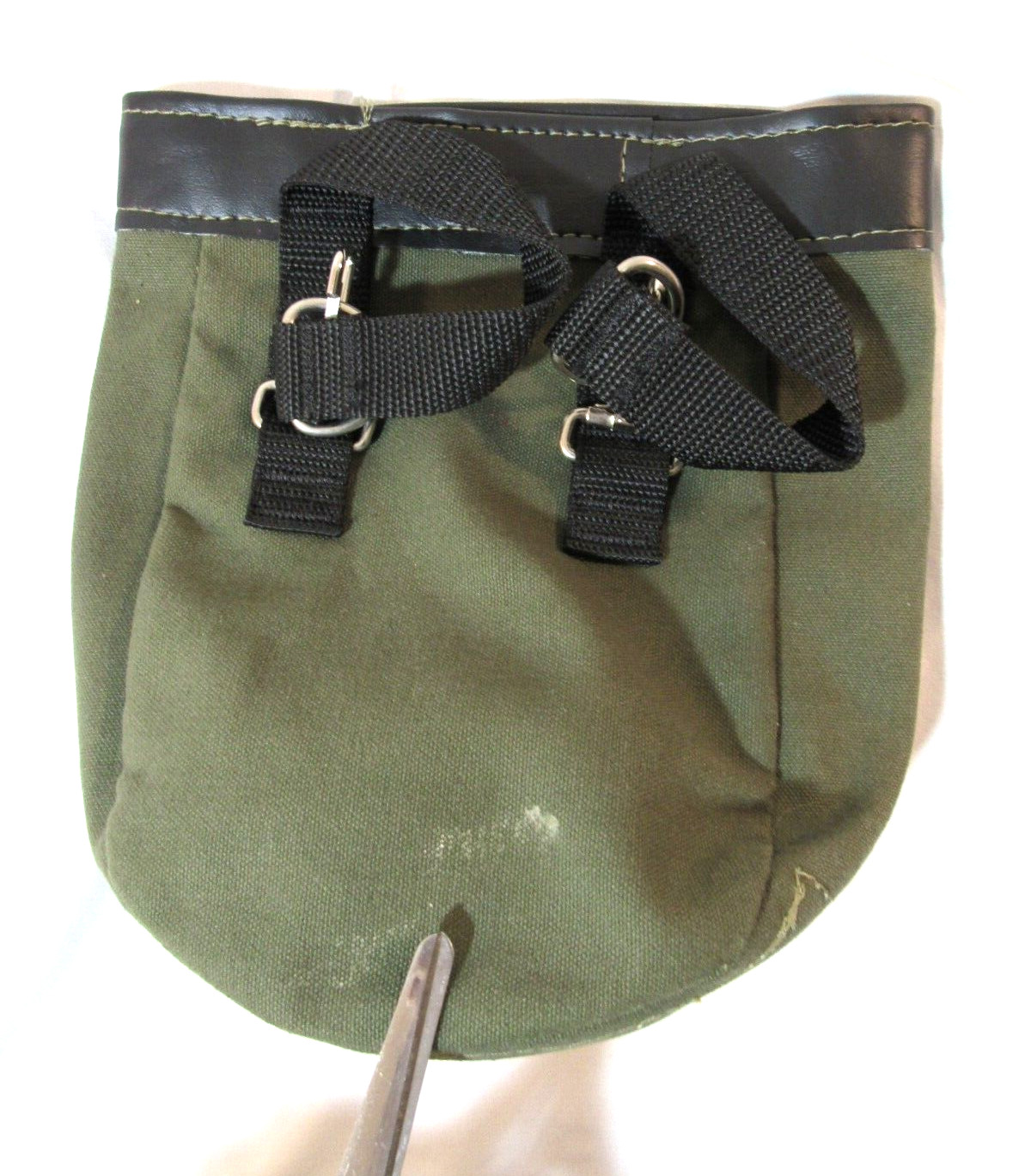 Vintage Canvas Green Tool/Storage Small Bag by ESTEX MFG Co. Model 1042 USA