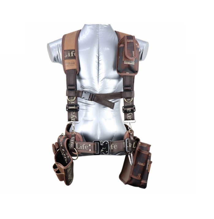 KAYALIFE KL-600 Tool Belt Set Suspenders Drill Pouch Holder Korea
