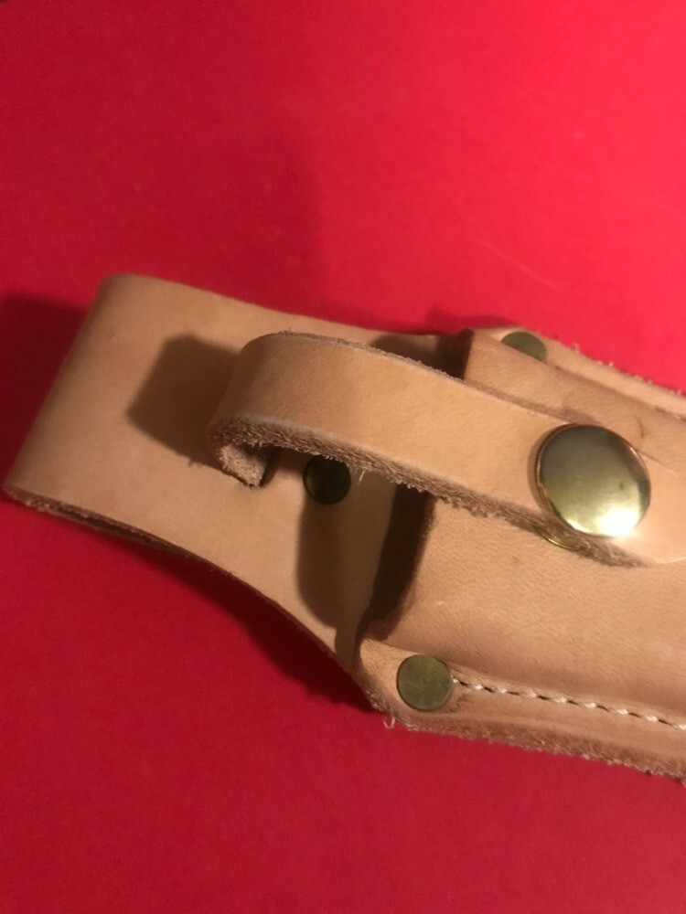 USA Leather Pliers Pouch Holds 6″ Pliers, 6″ Adj Wrench, 5WR Vise Grips etc USA