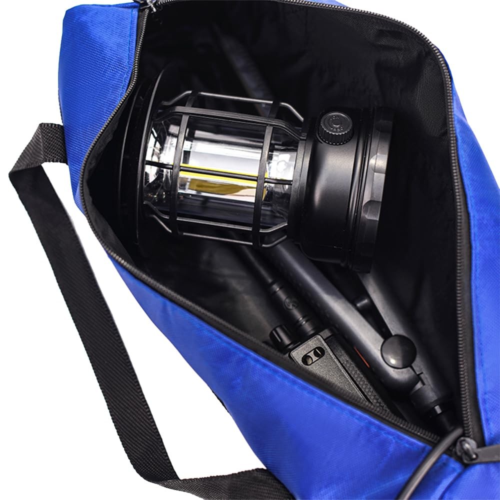 2 Pack Tool Bag With Zipper 15 Inch Utility Wide Mouth Heavy Duty Storage Tote