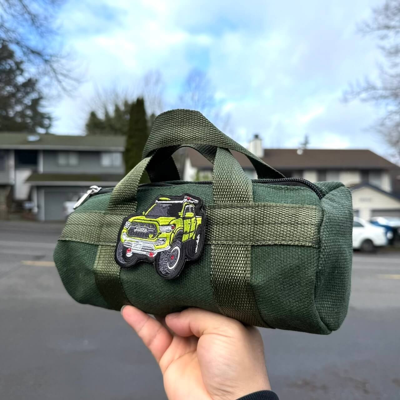 Toyota Tacoma Tool Bag with Tacoma Patch | Heavy Duty Canvas Utility Pouch