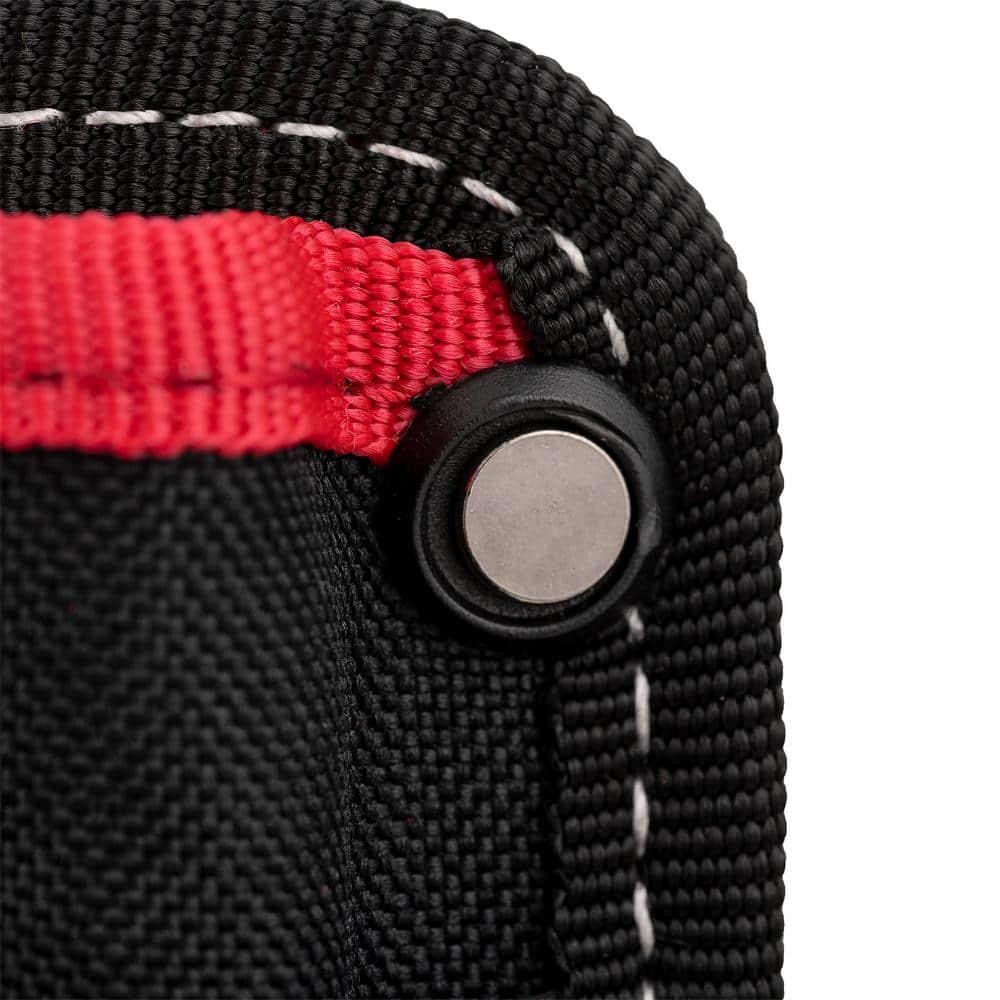 Husky Tool Belt Pouch 3 Pocket Clip On 7 in Water Resistant Heavy Duty Storage