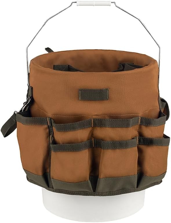 Organizador de herramientas para cubo Bucket Boss Bucketeer, marrón