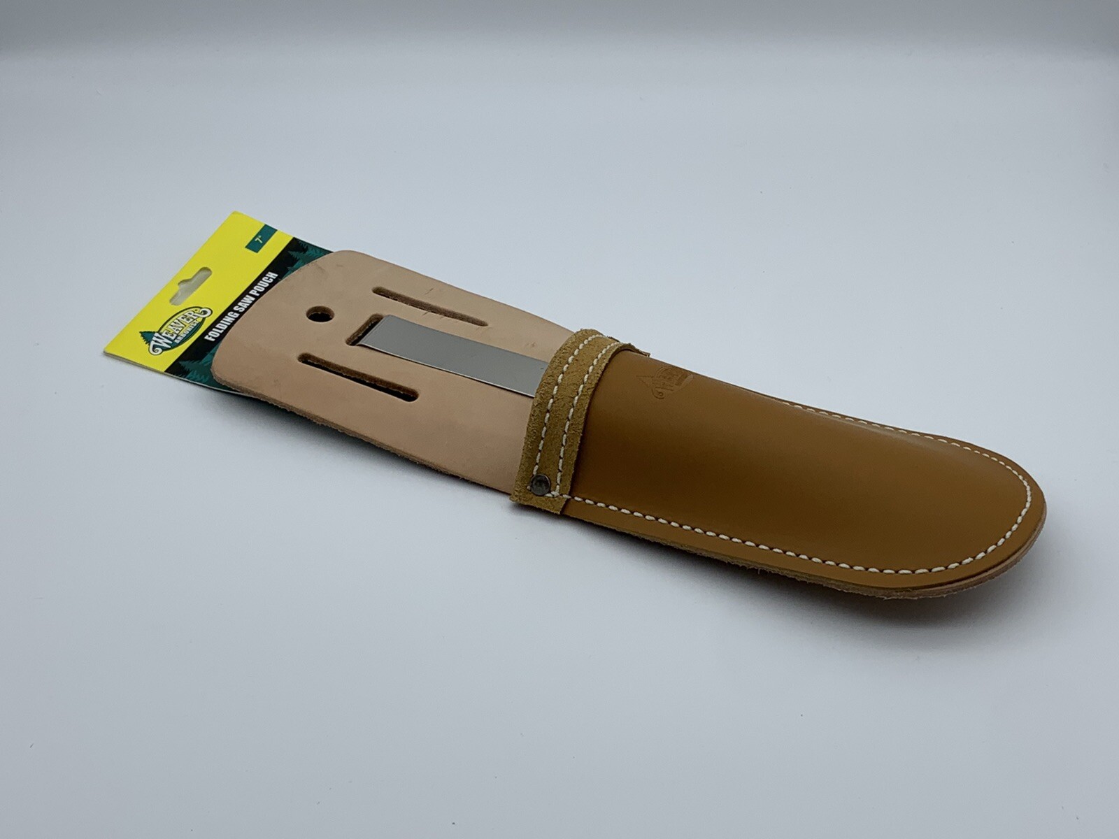Weaver Arborist Leather 7” Folding Saw Pouch Top Grain Nickel Plated 08-02015