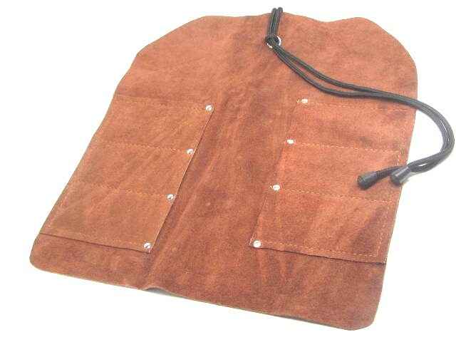 6 Pocket Leather Tool Belt Bag Pouch Workshop Home Garden Box Storage Carpenter