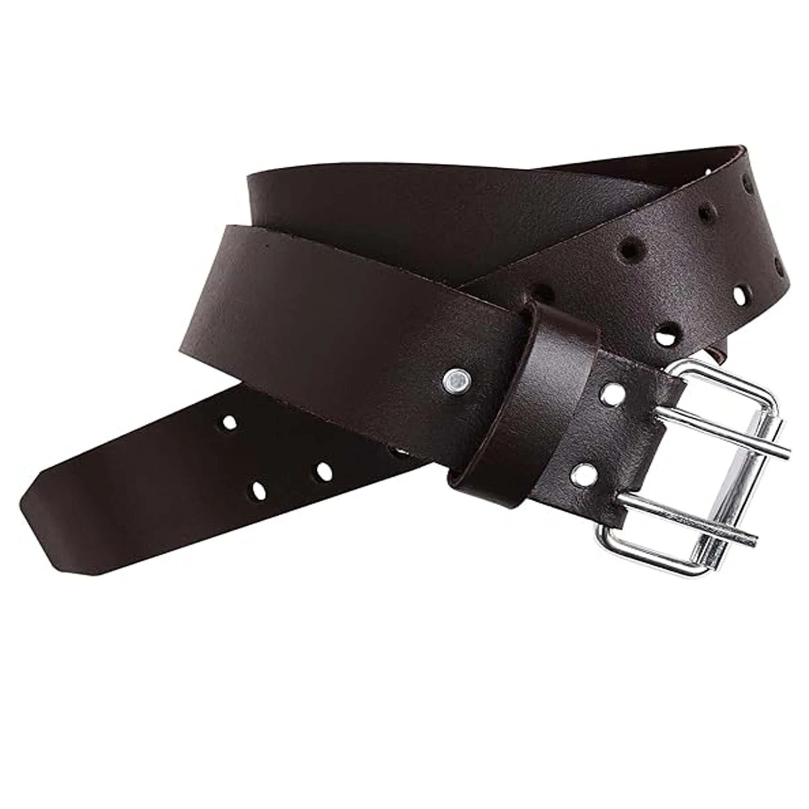Heavy Duty Leather Tool Belt 2″ Wide – Top Grain Construction for Work & Trades