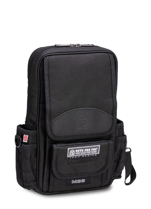 Veto Pro Pac MB3 BLACKOUT Large Meter Bag / Tool Pouch (With Sling Strap)