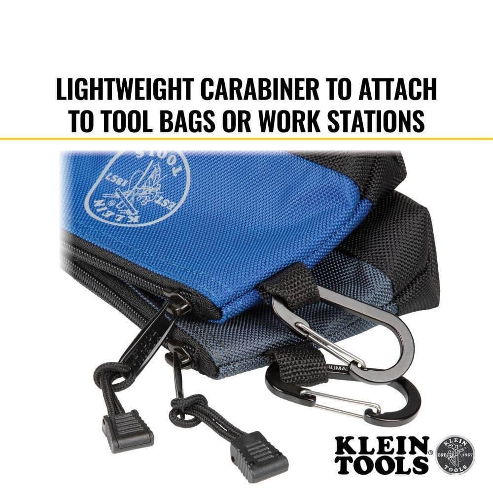 Klein Tools |55559| 7 in. and 14 in. Stand-up Zipper Bags (2-Pack)
