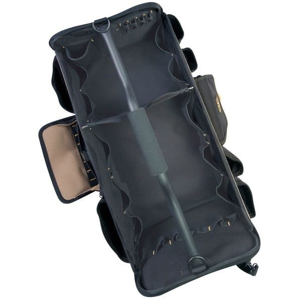 Clc Work Gear 1579 Tool Tote, Polyester, 27 Pockets, Black/Tan, 11″ Height
