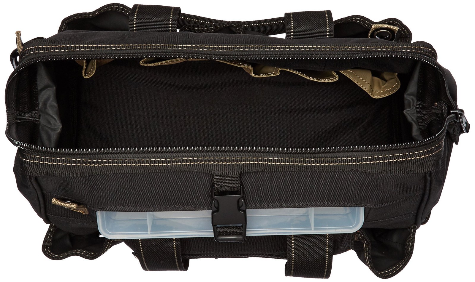 CLC 1534 16 in. Tote Bag with Top Plastic Tray, 23 Pocket