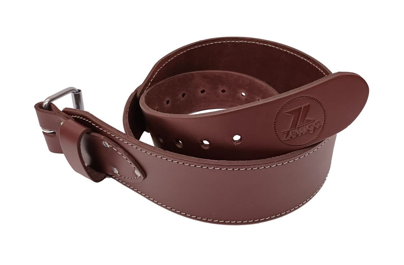 3in. Brown Heavy Duty Ranger Style Leather Work Belt for Men 20-176 Model