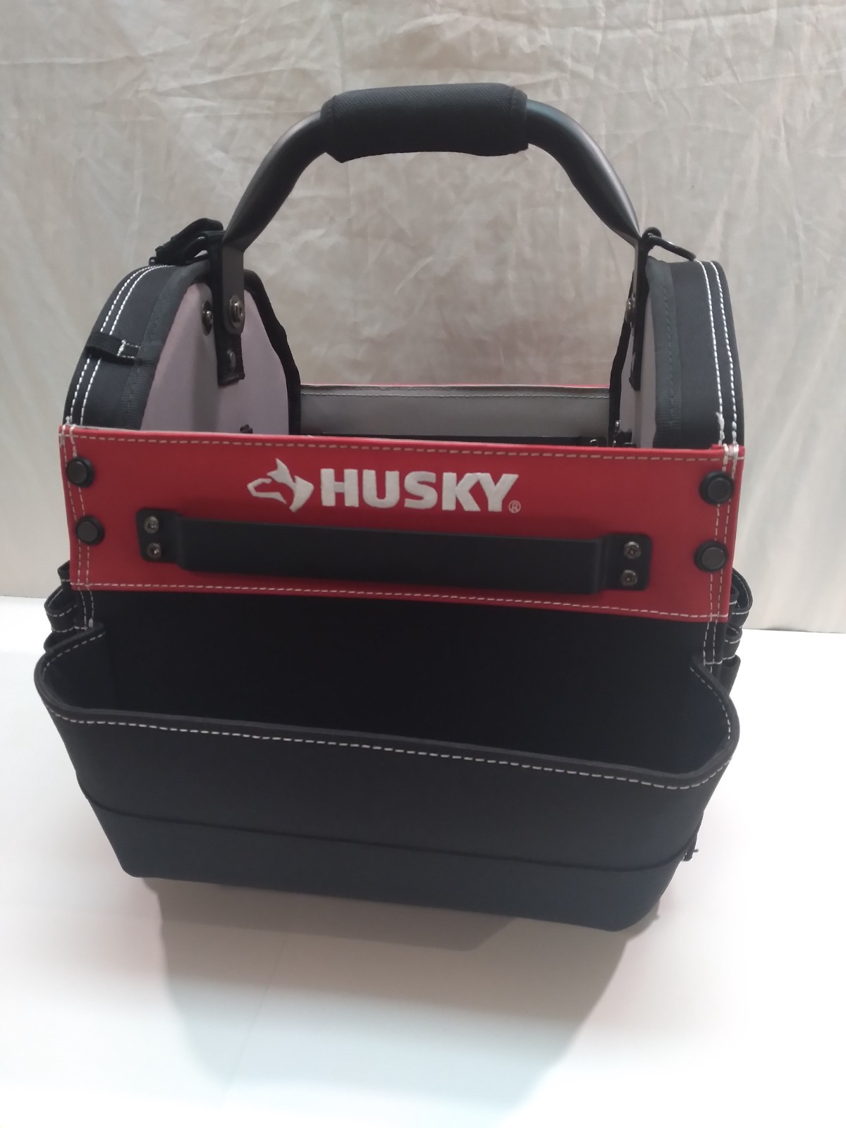 New Husky 12″ Tool Bag Electrician TOTE All Purpose Tote Cleaning Supply Holder